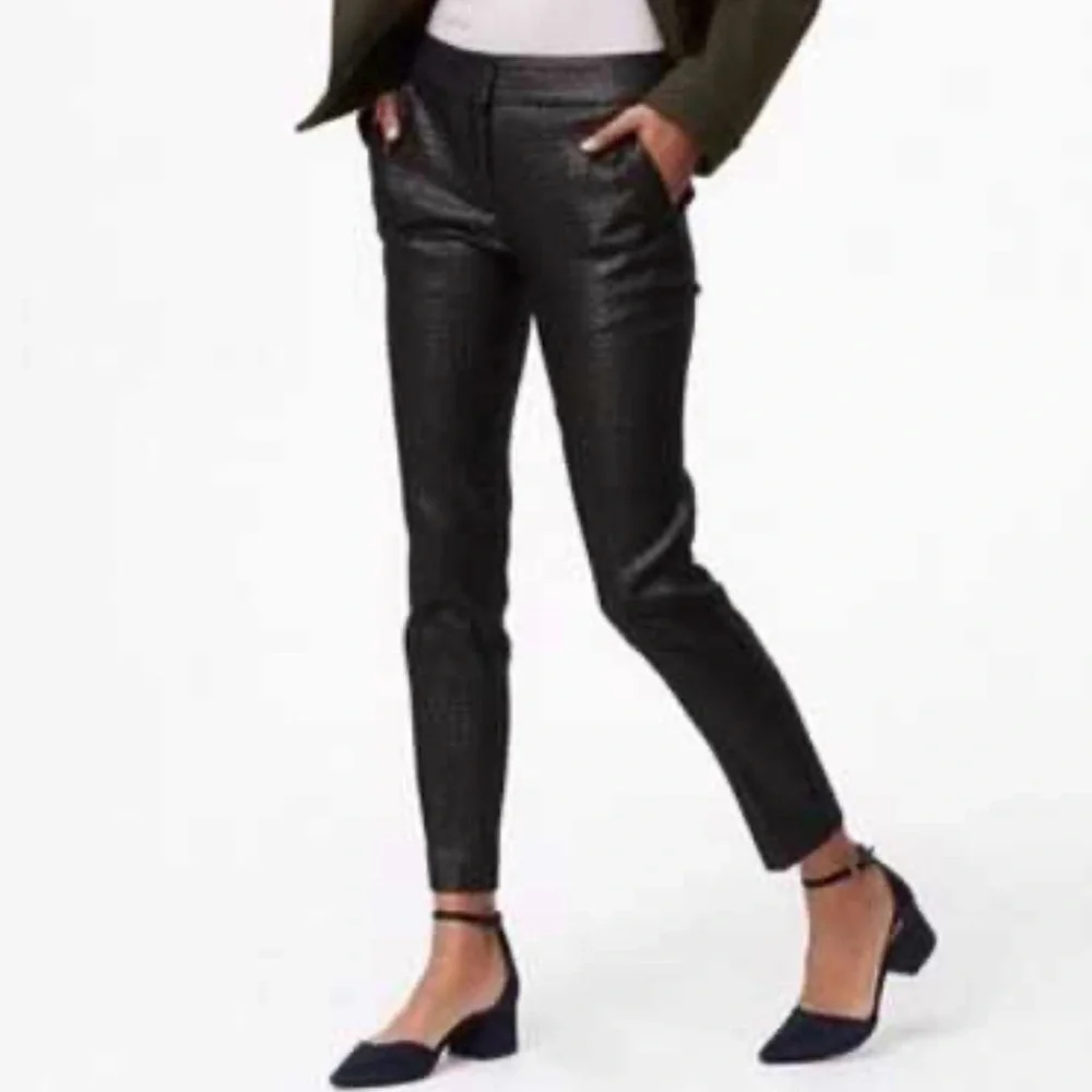 Loft Black and Gold Marissa Skinny Pant - Picture 1 of 4